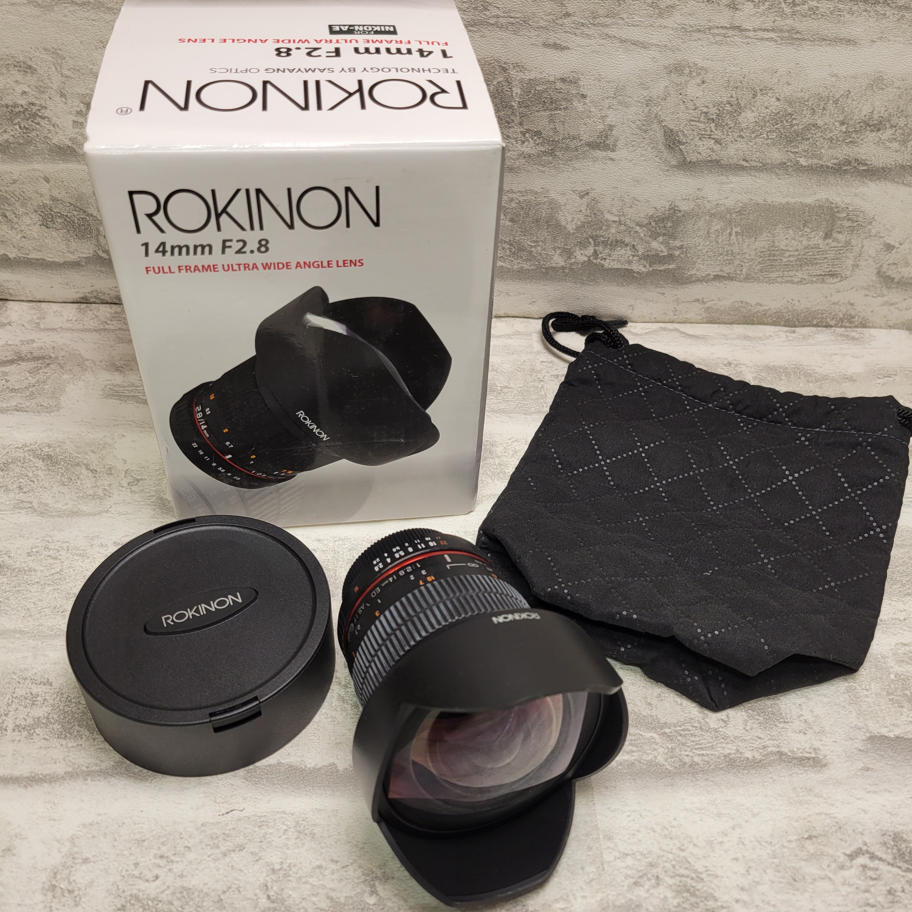 Rokinon 14mm f/2.8 Ultra Wide Angle Fixed Lens w/ Built-in AE Chip for Nikon (7685195661550)